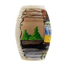 Load image into Gallery viewer, Hand-Painted Lisbon Electric 28 Wooden Barricas Set

