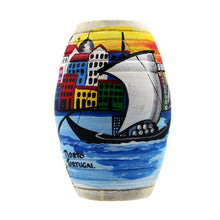 Load image into Gallery viewer, Hand-Painted Porto Rabelo Boat Wooden Barricas Set
