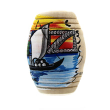 Load image into Gallery viewer, Hand-Painted Porto Rabelo Boat Wooden Barricas Set
