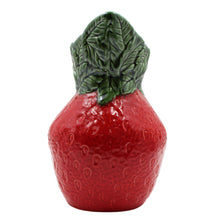 Load image into Gallery viewer, Faiobidos Hand-Painted Ceramic Strawberry Pitcher
