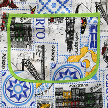 Load image into Gallery viewer, 100% Cotton Porto City Themed Kitchen Apron - Various Colors
