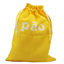 Load image into Gallery viewer, 100% Cotton Bread Bag Made in Portugal - Various Colors
