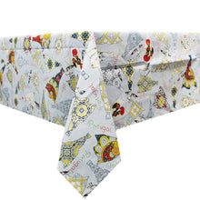 Load image into Gallery viewer, 100% Cotton Blue Codfish Made in Portugal Tablecloth

