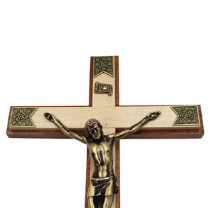 Wooden Wall Crucifix Jesus Christ Cross Made in Portugal - Various Sizes