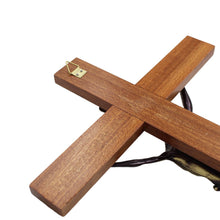 Load image into Gallery viewer, Wooden Wall Crucifix Jesus Christ Cross Made in Portugal - Various Sizes
