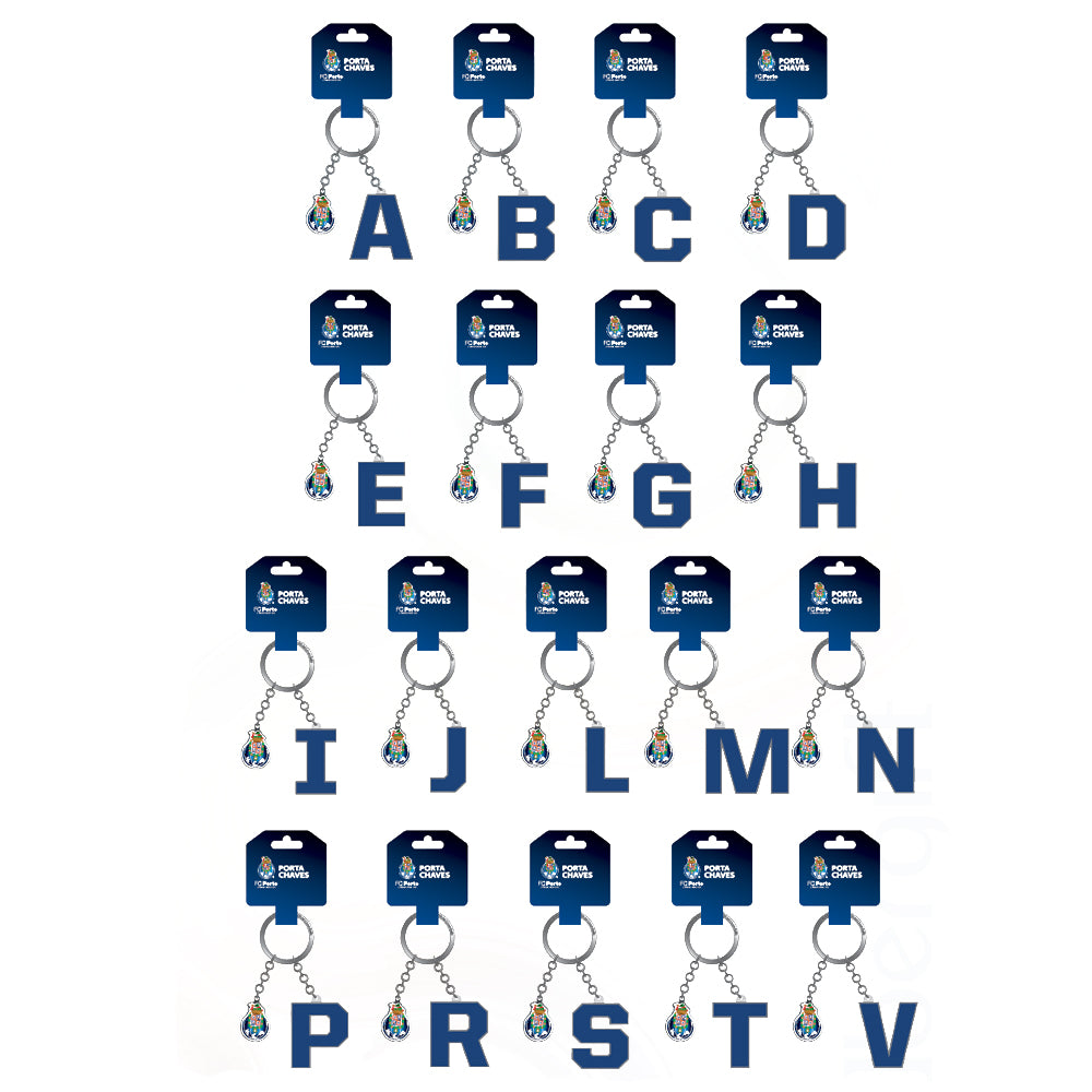 FC Porto Officially Licensed Product Letter & Initial Keychain