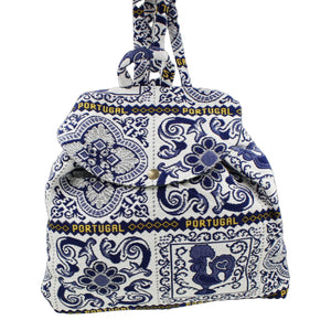 Adult Portuguese Blue Tiles Azulejos Made in Portugal Backpack