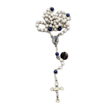 Load image into Gallery viewer, Mother Teresa White Wood Made in Portugal Rosary
