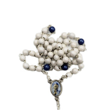 Load image into Gallery viewer, Mother Teresa White Wood Made in Portugal Rosary
