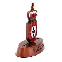 Load image into Gallery viewer, Portugal Emblem Flag Metal Paper Weight
