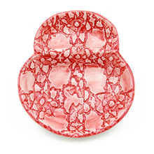 Load image into Gallery viewer, Hand-painted Traditional Portuguese Red Ceramic Olive Dish
