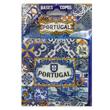 Load image into Gallery viewer, Colored Tiles Azulejo Themed Coaster Set
