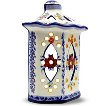 Load image into Gallery viewer, Hand-Painted Portuguese Ceramic Decorative Wall Lantern
