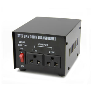 Topow 500 Watt Step Up and Down Voltage Converter Transformer 110V and 220V