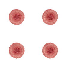 Load image into Gallery viewer, Bordallo Pinheiro Maria Flor Dessert Plate Dahlia - Set of 4

