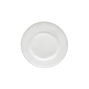 Costa Nova Beja 9" White Cream Salad/Dessert Plate Set