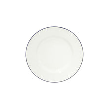 Load image into Gallery viewer, Costa Nova Beja 9&quot; White Blue Salad/Dessert Plate Set
