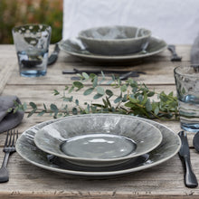 Load image into Gallery viewer, Costa Nova Madeira 9&quot; Grey Salad/Dessert Plate Set
