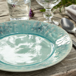 Costa Nova Madeira 9" Blue Salad/Dessert Plate Set