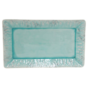 Costa Nova Madeira 16" Blue Rectangular Tray