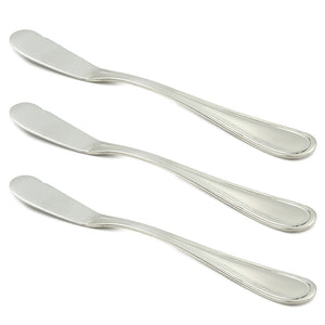 Dalper Paris Stainless Steel Butter Knife - Set of 3
