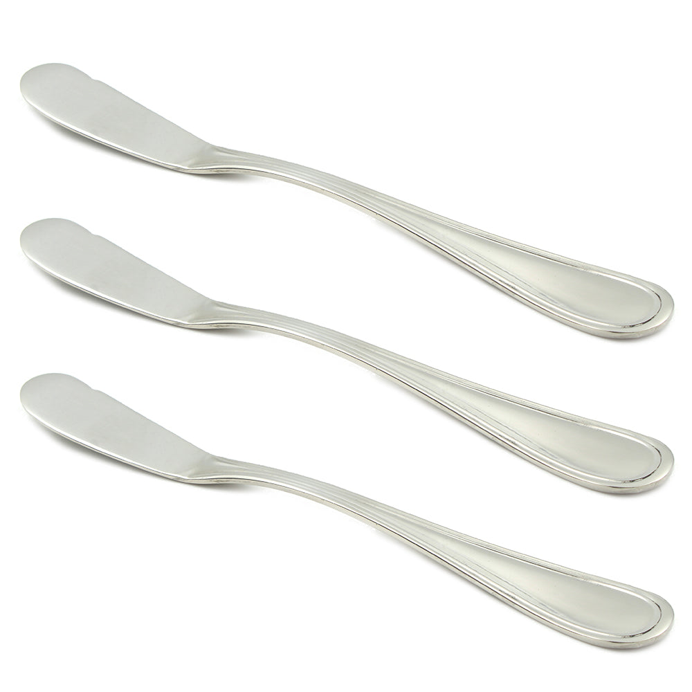 Dalper Paris Stainless Steel Butter Knife - Set of 3