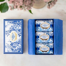 Load image into Gallery viewer, Castelbel Portus Cale Gold &amp; Blue Pink Pepper &amp; Jasmine Soap, Set of 3
