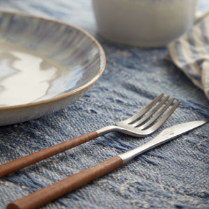 Costa Nova Mito Wood Flatware, Set of 5