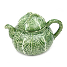 Load image into Gallery viewer, Bordallo Pinheiro Cabbage Tea Pot
