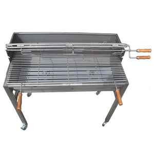 Charcoal Grill Aisi 304 Stainless Steel Handmade In Portugal 120/240 Volts Motor