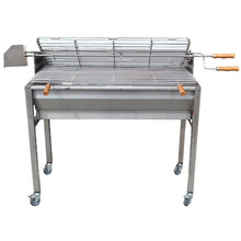 Load image into Gallery viewer, Charcoal Grill Aisi 304 Stainless Steel Handmade In Portugal 120/240 Volts Motor
