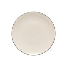 Load image into Gallery viewer, Costa Nova Augusta 11&quot; Natural-Black Dinner Plate Set
