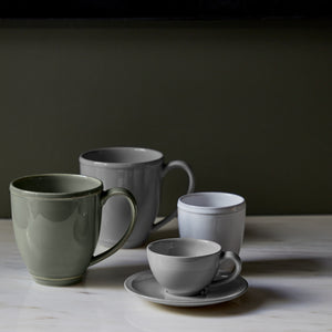 Costa Nova Friso 14 oz. Sage Green Mug Set