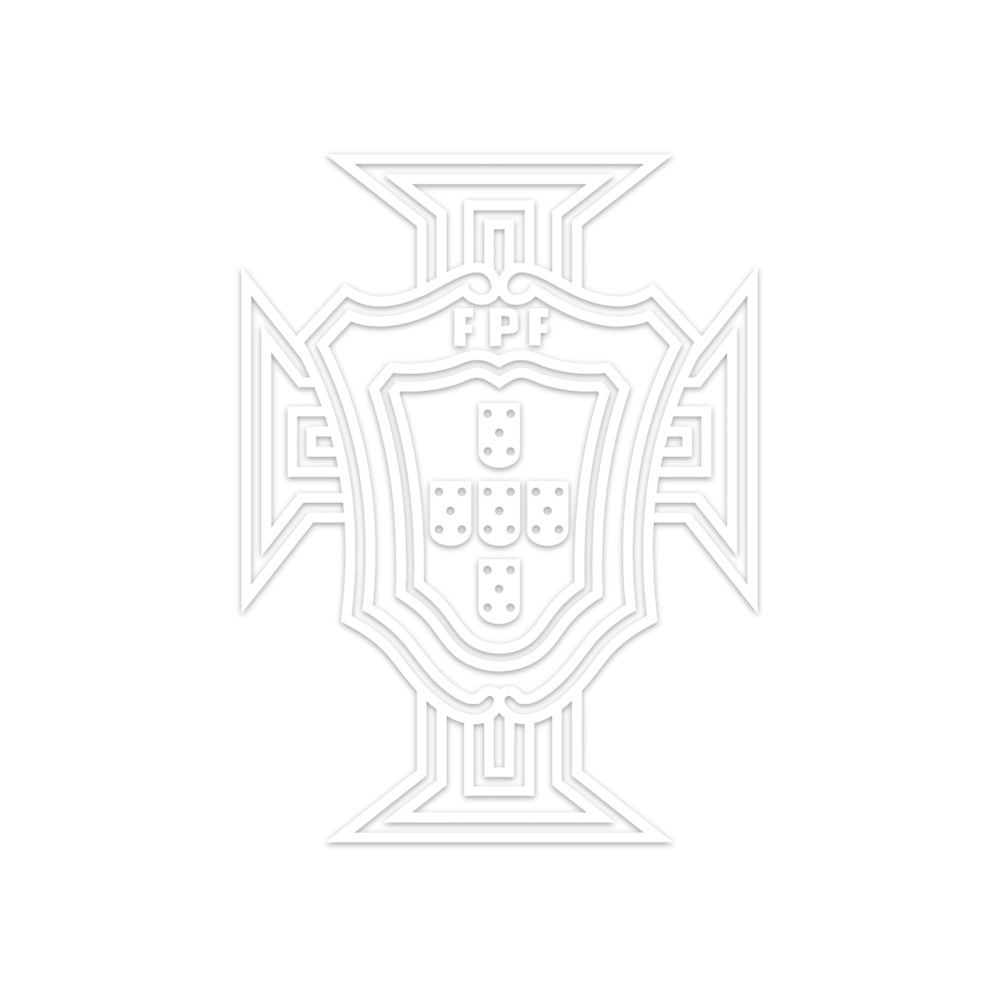 Portugal National Team White Transfer Sticker FPF Official Emblem
