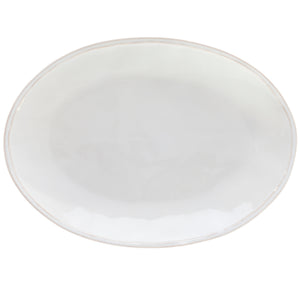 Casafina Fontana 16" White Oval Platter