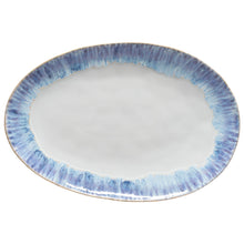 Load image into Gallery viewer, Costa Nova Brisa 16&quot; Ria Blue Oval Platter
