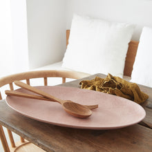 Load image into Gallery viewer, Costa Nova Livia 18&quot; Mauve Rose Oval Platter
