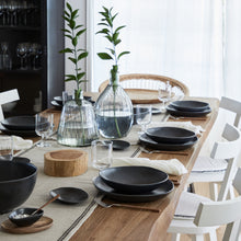 Load image into Gallery viewer, Costa Nova Livia 9&quot; Matte Black Pasta Bowl Set
