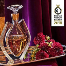 Load image into Gallery viewer, Vista Alegre Crystal Fenix Whisky Decanter With Gold

