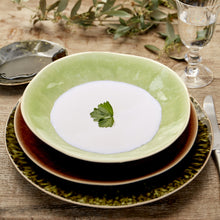 Load image into Gallery viewer, Costa Nova Riviera 10&quot; Vert Frais Soup/Pasta Plate Set
