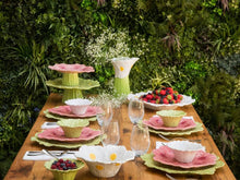 Load image into Gallery viewer, Bordallo Pinheiro Maria Flor Dessert Plate Dahlia - Set of 4
