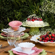 Load image into Gallery viewer, Bordallo Pinheiro Maria Flor Dessert Plate Dahlia - Set of 4
