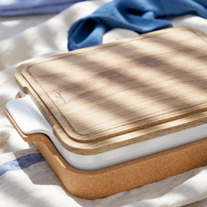 Casafina Ensemble Oak Wood Cutting Board / Lid