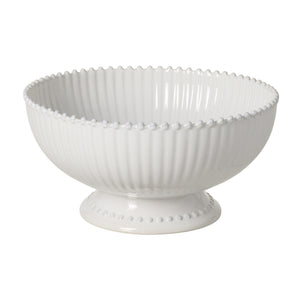 Costa Nova Pearl 13" White Centerpiece