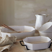 Load image into Gallery viewer, Costa Nova Luzia 14&quot; Cloud White Octagonal Baker
