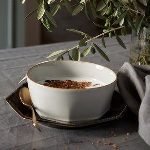 Costa Nova Luzia 6" Cloud White Soup/Cereal Bowl Set