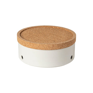 Costa Nova Redonda 8" White Onion Canister
