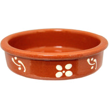 Load image into Gallery viewer, Set of 4 Portuguese Pottery Creme Brulee Dish Glazed Terracotta Clay
