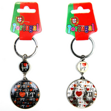 Load image into Gallery viewer, I Love Portugal Keychain Made In Portugal
