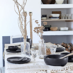 Casafina Pacifica 9" Seed Grey Salad Plate Set